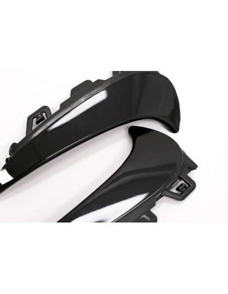 Paraurti posteriore Aero Flaps Flics Pinne laterali per Mercedes GLA SUV H247 (-up) Sport Line Piano Nero