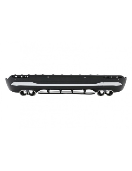 Diffusore posteriore e punte di scarico cromate per Mercedes GLA SUV H247 Sport Line (-) Aero 45S Design