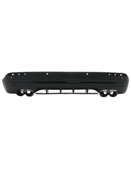 Diffusore posteriore e piano punte di scarico nero per Mercedes GLA SUV H247 Sport Line (-) Aero 45S Design Night Package