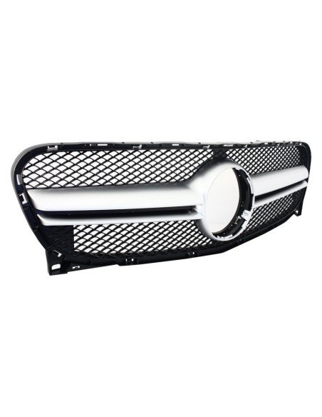 Griglia anteriore per MERCEDES Benz GLA-Class X156 (14-16) GLA45 Design Argento