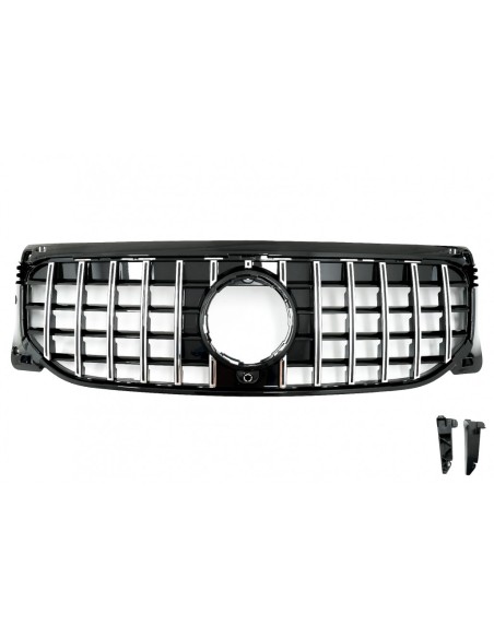 Griglia anteriore per Mercedes GLB-Class X247 (19-up) GT-R Panamericana Design Chrome