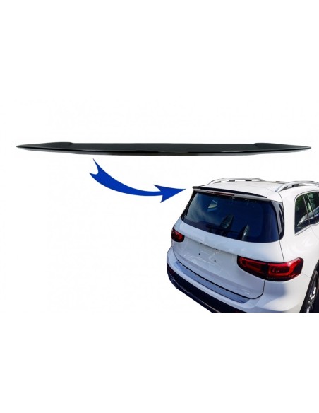 Spoiler del cofano del bagagliaio del tetto per Mercedes GLB X247 (19-up) Piano Nero