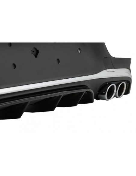 Il diffusore posteriore w/marmitta d'argento dello scarico si capovolge per Mercedes GLC Coupe Facelift C253 (-) GLC43 progetta