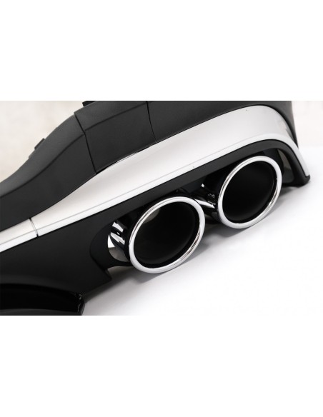 Il diffusore posteriore w/argento silenziatore di scarico si capovolgeMercedes GLC SUV X253 (-) GLC43 progetta