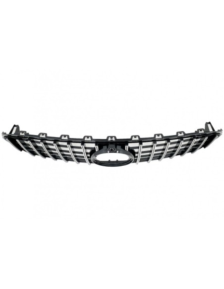 Griglia centrale anteriore per Mercedes GLC X253 C253 Facelift (-up) GTR Panamericana Design Nero Cromo