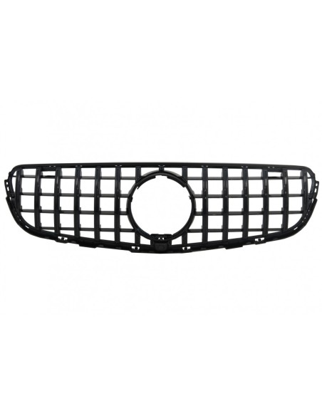 Griglia centrale anteriore per Mercedes GLC X253 C253 (15-18) GTPanamericana Design tutto il nero