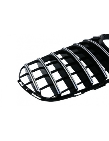 Griglia centrale anteriore per Mercedes GLC X253 C253 (15-18) GTPanamericana Look Chrome