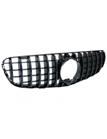 Griglia centrale anteriore per Mercedes GLC X253 C253 (15-18) GTPanamericana Design tutto il nero