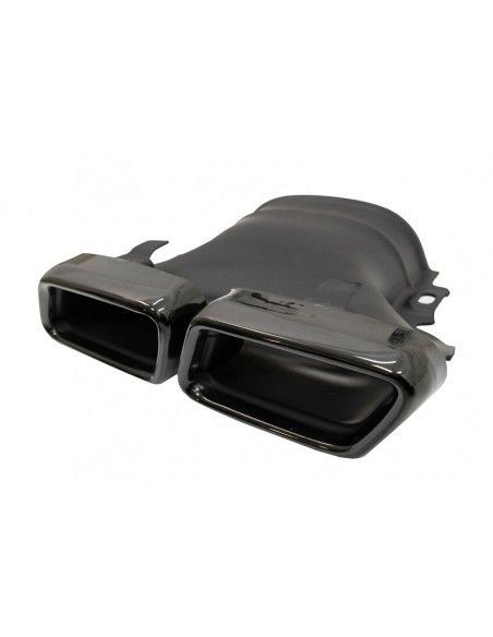 Silenziatore di scarico Suggerimenti per Mercedes E-Class W213 (16-up) E63 Design GLC SUV X253 GLC Coupe C253 (15-17) Nero