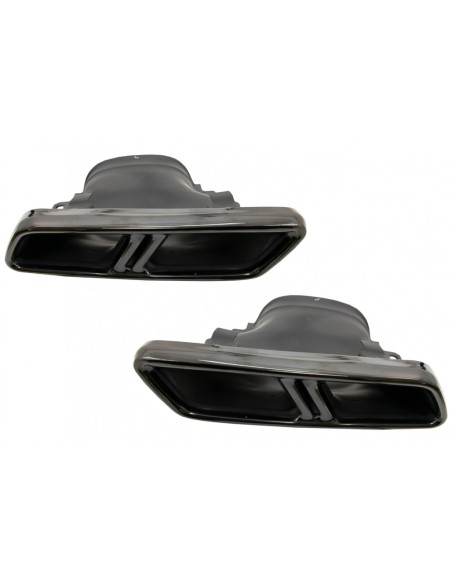 Silenziatore di scarico Suggerimenti per Mercedes E-Class W213 (16-up) E63 S Design GLC SUV X253 GLC Coupe C253 (15-17) Nero