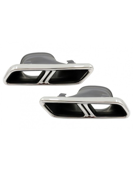 Punte del silenziatore di scarico per Mercedes E-Class W213 (16-up) E63 S Design GLC SUV X253 GLC Coupe C253 (15-17)