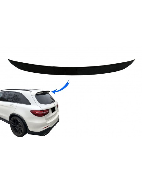 Spoiler posteriore del tetto Add-On per Mercedes GLC X253 SUV (15-up) Piano Nero