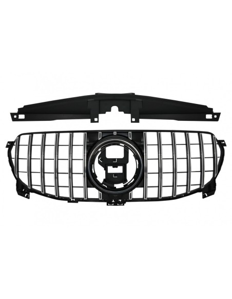 Griglia anteriore per Mercedes GLE W167 V167 C167 Standard Edition (-up) GT-R Panamericana Design Chrome Black
