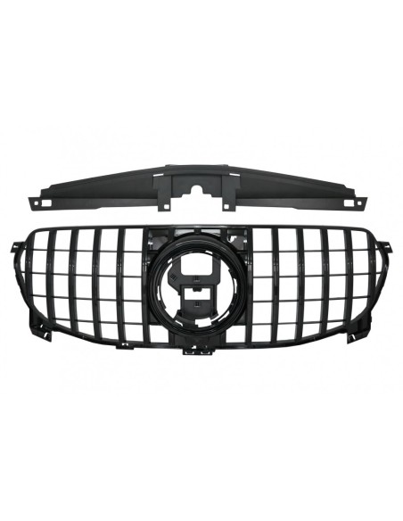 Griglia anteriore per Mercedes GLE W167 V167 C167 Standard Edition (-up) GT-R Panamericana Design Nero