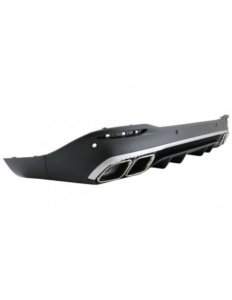 Il diffusore posteriore w/argento si capovolge per la linea di sport di Mercedes GLE W167 SUV V167 (19-Up) GLE 63 progetta
