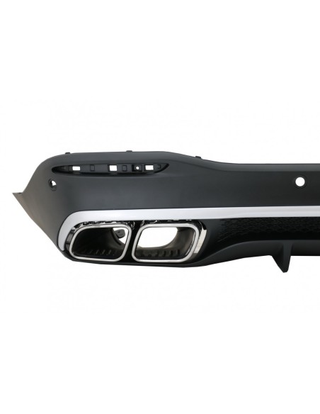 Il diffusore posteriore w/argento si capovolge per la linea di sport di Mercedes GLE W167 SUV V167 (19-Up) GLE 63 progetta
