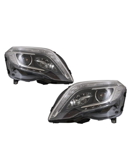 LED DRL fari per Mercedes GLK X4 (13-15) Facelift Design