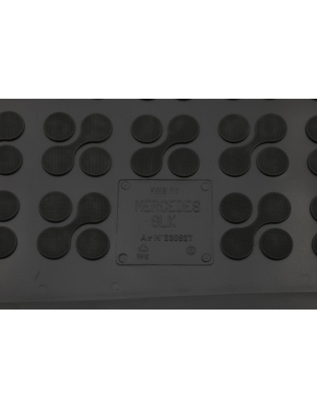 Gomma Trunk Mat nero per Mercedes GLK SUV X4 (08-15)