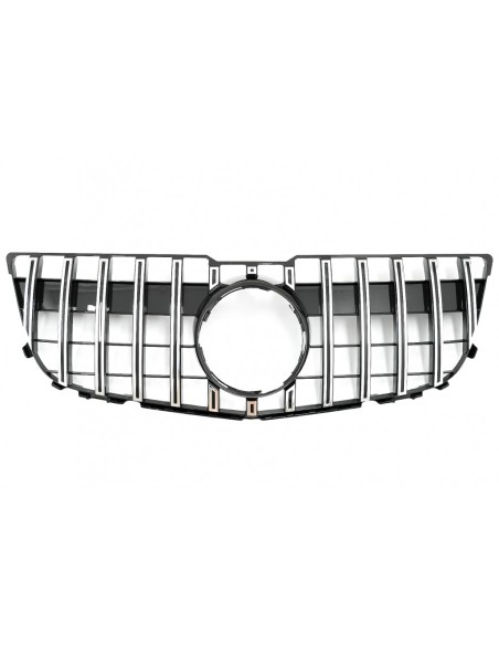 Griglia anteriore per Mercedes GLK-Class X4 Facelift (13-15) GT-R Panamericana Design Chrome