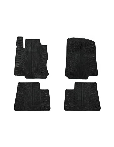 Tappetini in gomma per tappetini per MERCEDES Benz ML W166 (11-up) Nero