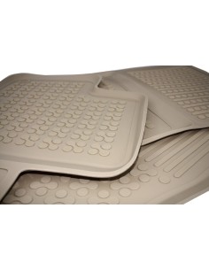 Tappetino in gomma beige per MERCEDES ML W166 M-Class 11- GLE 15- GLE Coupe 15- 2