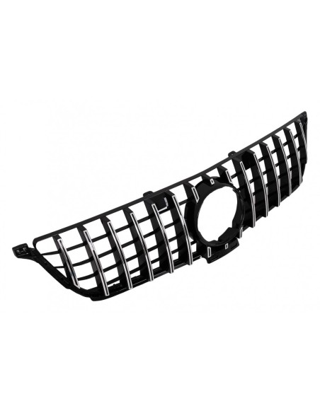 Griglia anteriore per Mercedes ML-Class W166 (12-14) GT-R Panamericana Design nero cromato