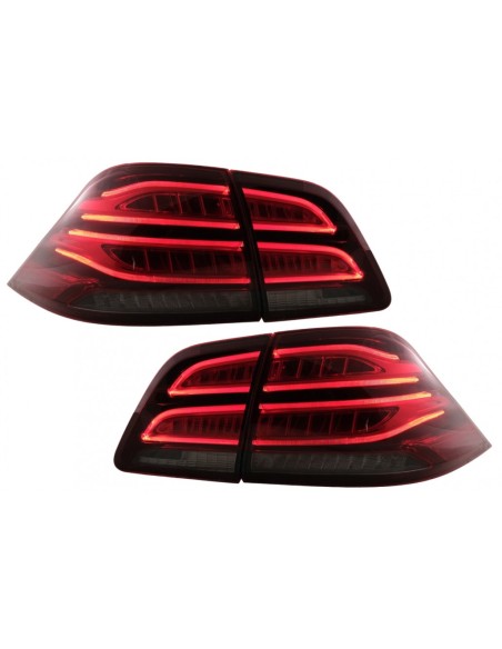 Full LED lightbar luci posteriori per Mercedes M-Class W166 (12-15) rosso bianco LHD