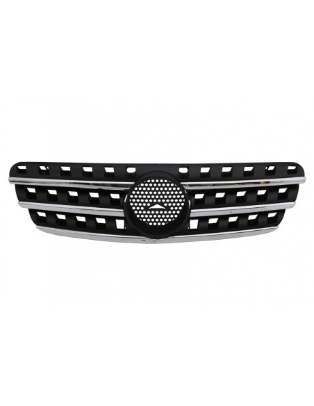 Griglia anteriore per MERCEDES M-Class ML W163 (1998-05) ML63 Design Black & Chrome Edition