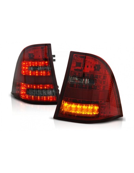 Fanali posteriori a LED per Mercedes Classe M W163 ML (03.1998-05) Fumo rosso