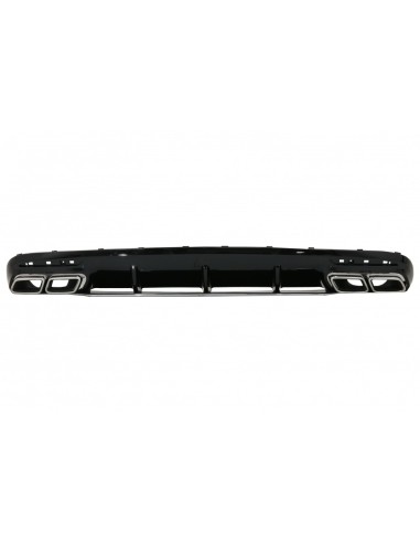Paraurti posteriore diffusore d'aria w/ Chrome e griglia centrale per Mercedes S-Class C217 Coupé (14-17) S63