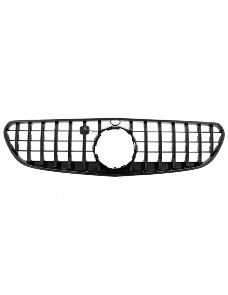 Paraurti posteriore diffusore d'aria w/ nero per Mercedes S-Class C217 Coupé (18-) e griglia centrale S63 Facelift Design