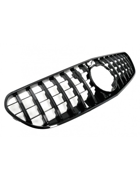 Paraurti posteriore diffusore d'aria w/ nero per Mercedes S-Class C217 Coupé (18-) e griglia centrale S63 Facelift Design