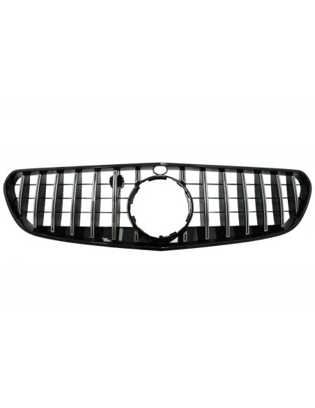 Paraurti posteriore diffusore d'aria w/ nero per Mercedes S-Class C217 Coupé (18-) e griglia centrale S63 Facelift Design