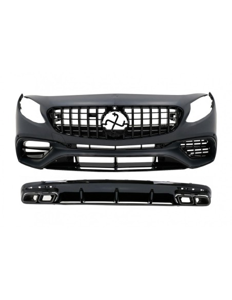 Kit carrozzeria per Mercedes S-Class Coupe C217 Sport Line (15-21) S63 Design Tutto Nero