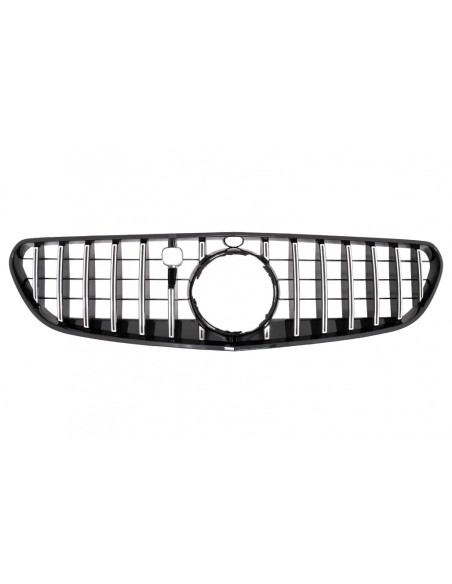 Griglia centrale per Mercedes S-Class Coupe C217 (14-17) Cabrio A217 (15-17) Chrome Stripes GT-R Panamericana Design
