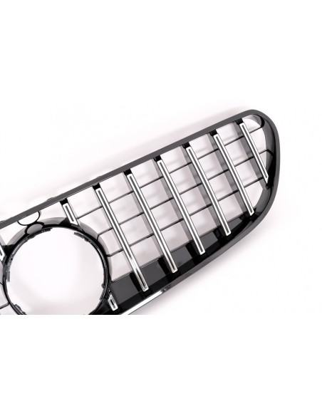 Griglia centrale per Mercedes S-Class Coupe C217 (14-17) Cabrio A217 (15-17) Chrome Stripes GT-R Panamericana Design