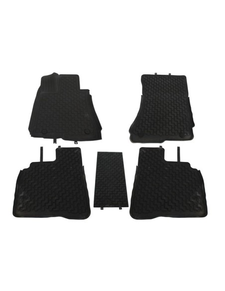 Tappetini in gomma per MERCEDES Benz classe S W221 Base ruota lunga (05-12) Nero