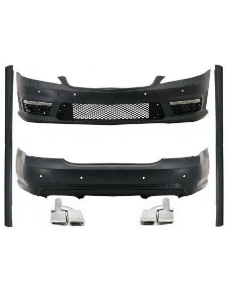 Kit completo per Mercedes S-Class W221 (05-13) LWB w/ scarico S63 S65 Design
