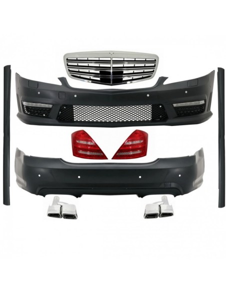 Kit completo per MERCEDES-Benz S-Class W221 Marmitta di LED luci posteriori 05-11 (LWB) A-Design