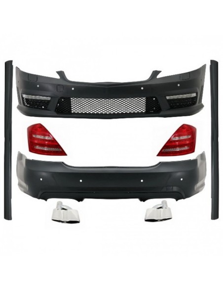 Kit completo per Mercedes-Benz S-Class W221 scarico LED luci posteriori 05-11 (LWB) A-Design