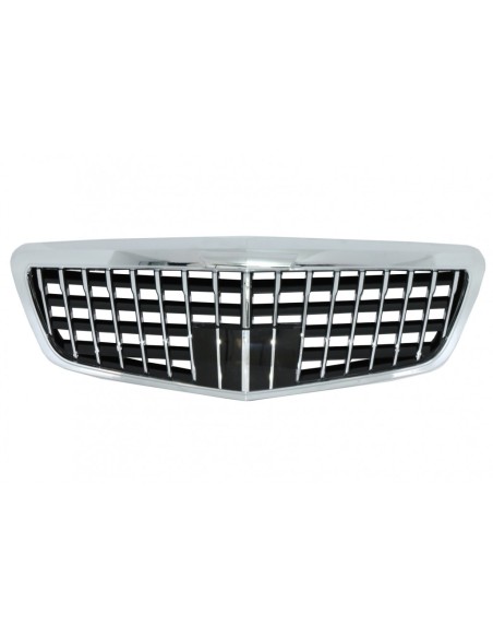 Griglia anteriore per Mercedes Classe S W221 Facelift (10-13) Design verticale