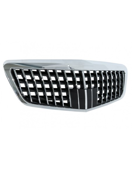 Griglia anteriore per Mercedes Classe S W221 Facelift (10-13) Design verticale