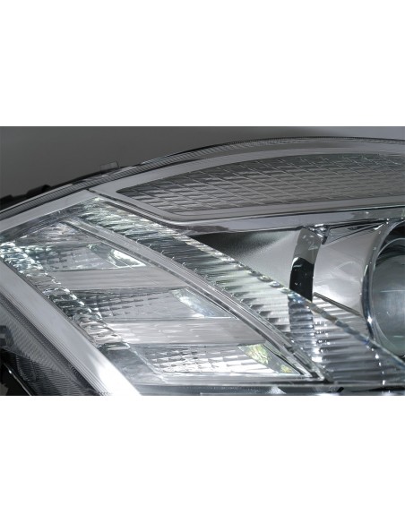 Fari a LED per Mercedes Classe S W221 (05-09) Facelift Look w/ Luci di svolta dinamiche sequenziali