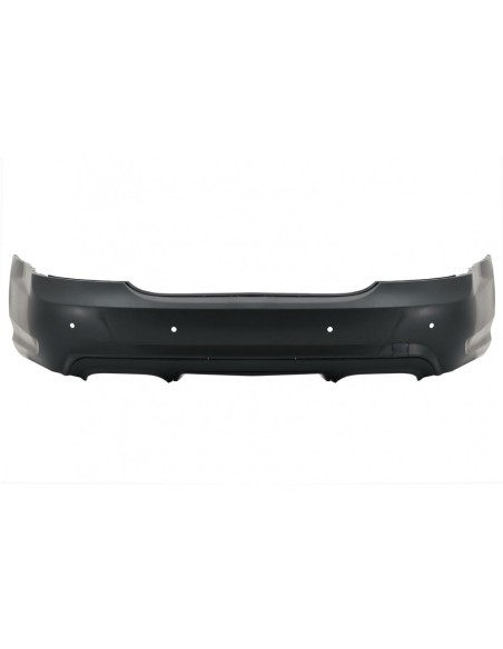 Paraurti posteriore w/ scarico nero per Mercedes S-Class W221 (05-13) w/ PDC S65 Design