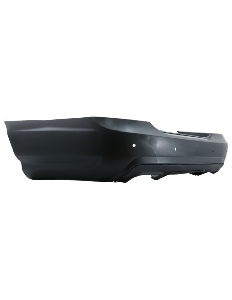 Paraurti posteriore w/ scarico nero per Mercedes S-Class W221 (05-13) w/ PDC S65 Design