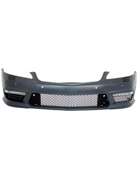 Gruppo paraurti anteriore completo w/ griglia centrale per Mercedes S-Class W221 (05-10) S63 S65 Gonne versione corta