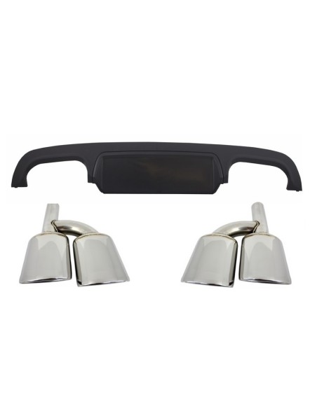 Paraurti posteriore diffusore w/ scarico per Mercedes S-Class W221 (05-13)