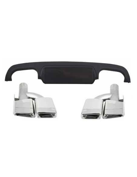 Paraurti posteriore diffusore w/ scarico per Mercedes S-Class W221 (05-13)