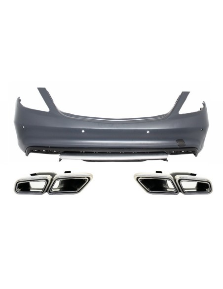 Paraurti posteriore w/ per MERCEDES S-Class W222 (13-up) S63 Design