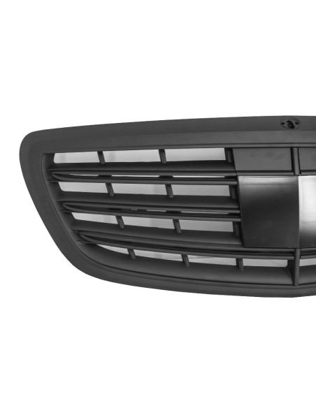 Griglia anteriore per Mercedes Classe S W222 (14-08.) S63 S65 Design Nero opaco